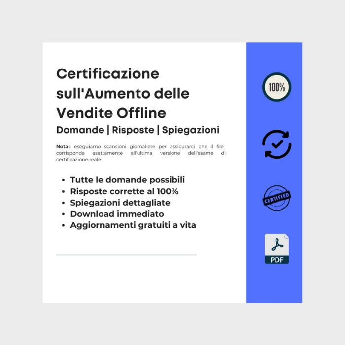 Immagine che mostra i titoli delle copertine degli ebook Risposte: Certificazione sull'Aumento delle Vendite Offline [Aggiornato]